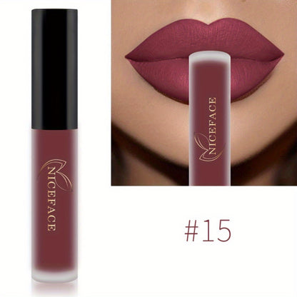 20 cores de batom matte altamente pigmentado.