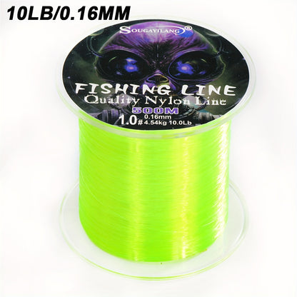 Linha de pesca de nylon ultradurável de 547 jardas/500 m da Sougayilang